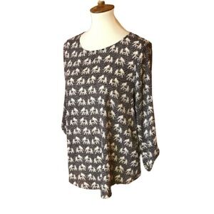Pixley Elephants dressy blouse